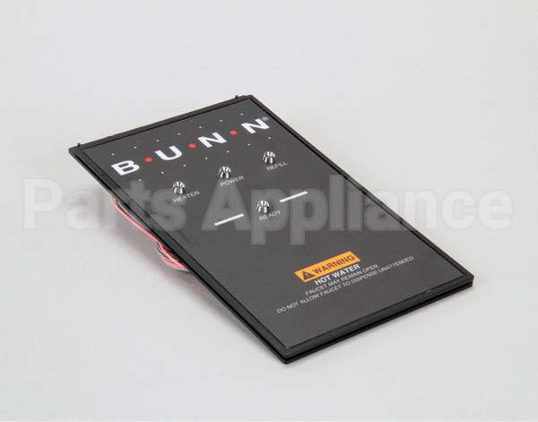 21112.1000 Bunn Panel Assembly, W/Indicator Lamps