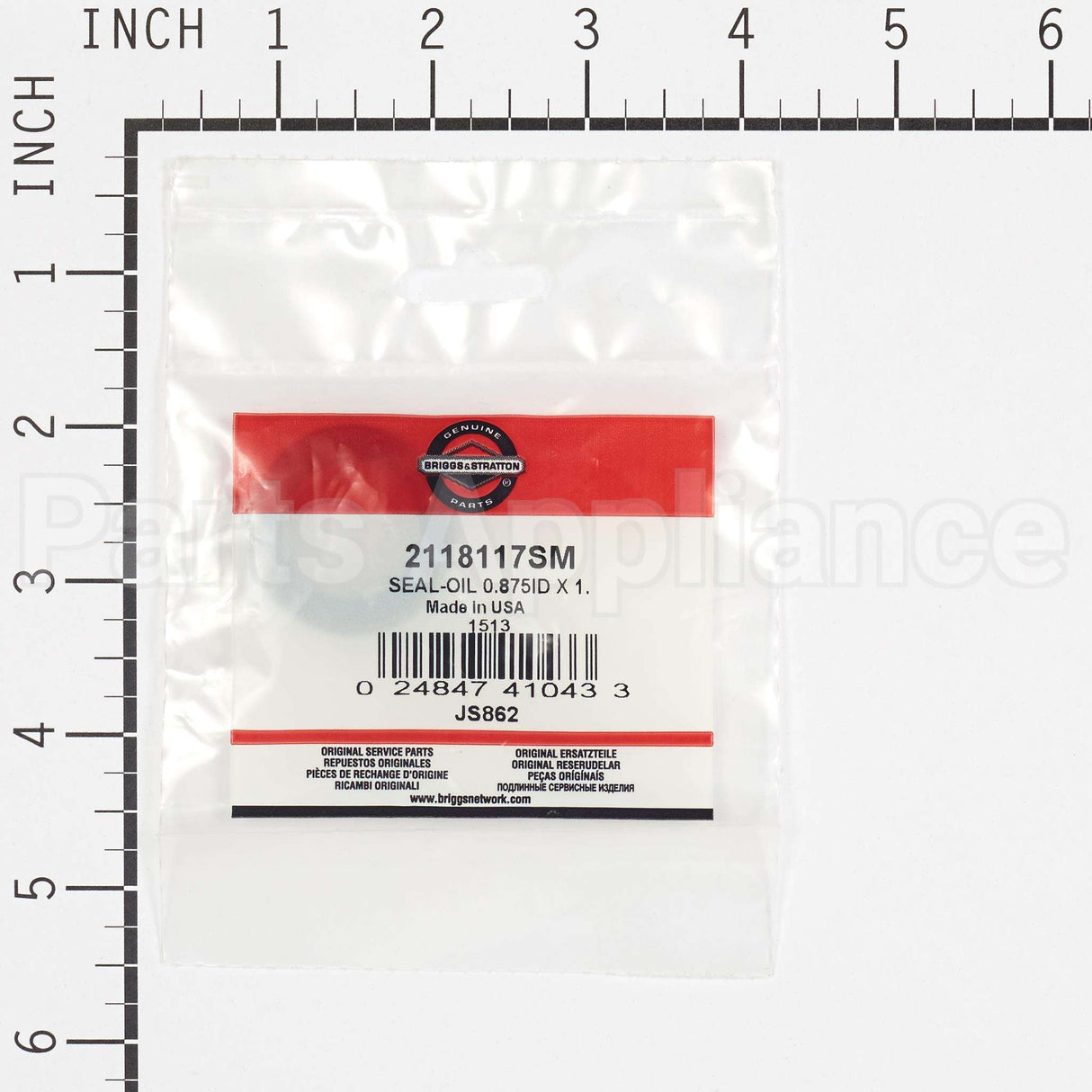 2118117SM Briggs & Stratton Seal-Oil 0.875Id X 1.