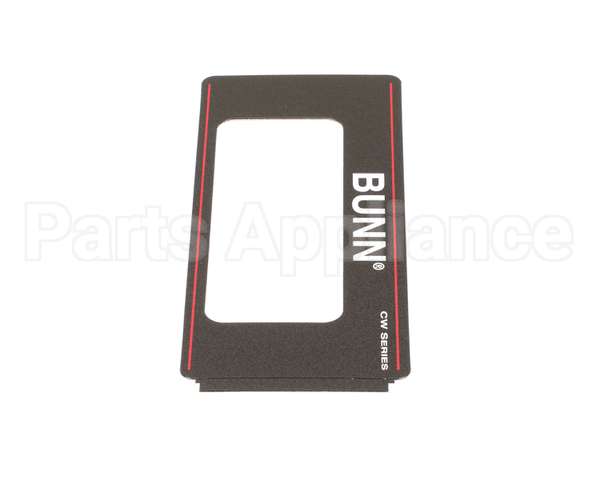 22289.0000 Bunn Decal, Control Panel-Cw