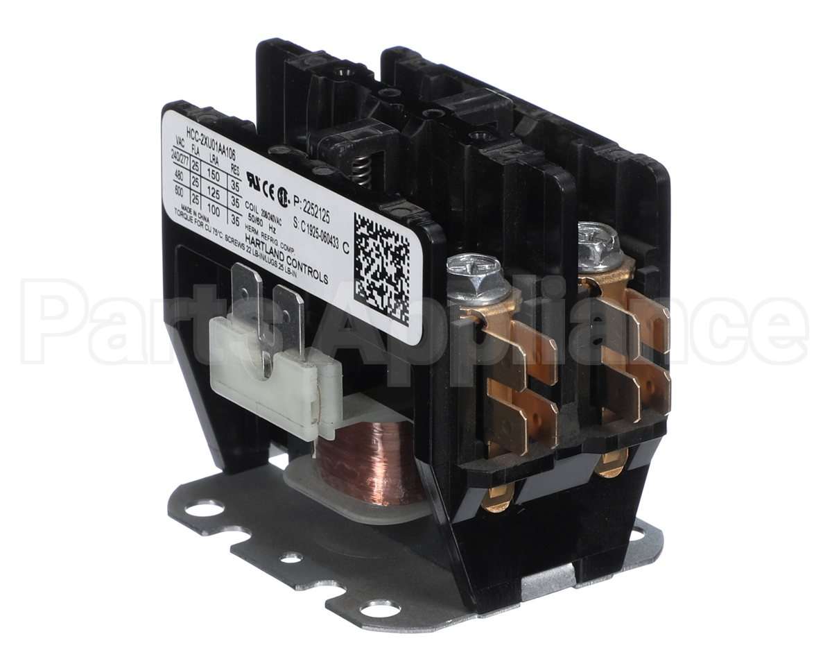 2252125 Heatcraft Contactor Open 25/35 Amp 2 Pole 220V