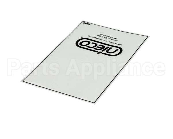 22895 Nieco Label, 1 Blet, Control Box,