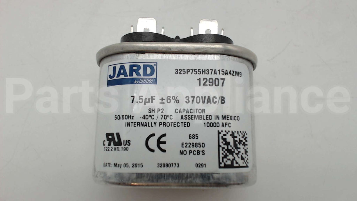 22W79 Lennox 7.5Mfd 370V Capacitor