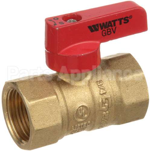 23115-0010 Compatible Middleby Gas Ball Valve 3/4"