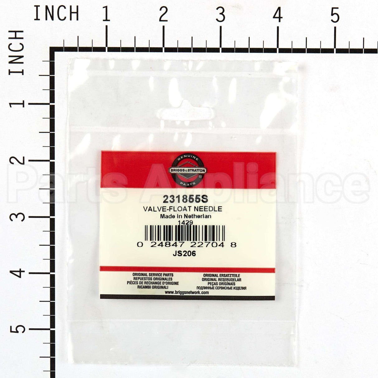 231855S Briggs & Stratton Valve-Float Needle