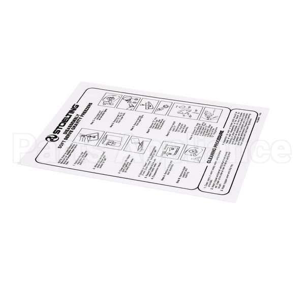 236040 Compatible Stoelting Cleaning Card