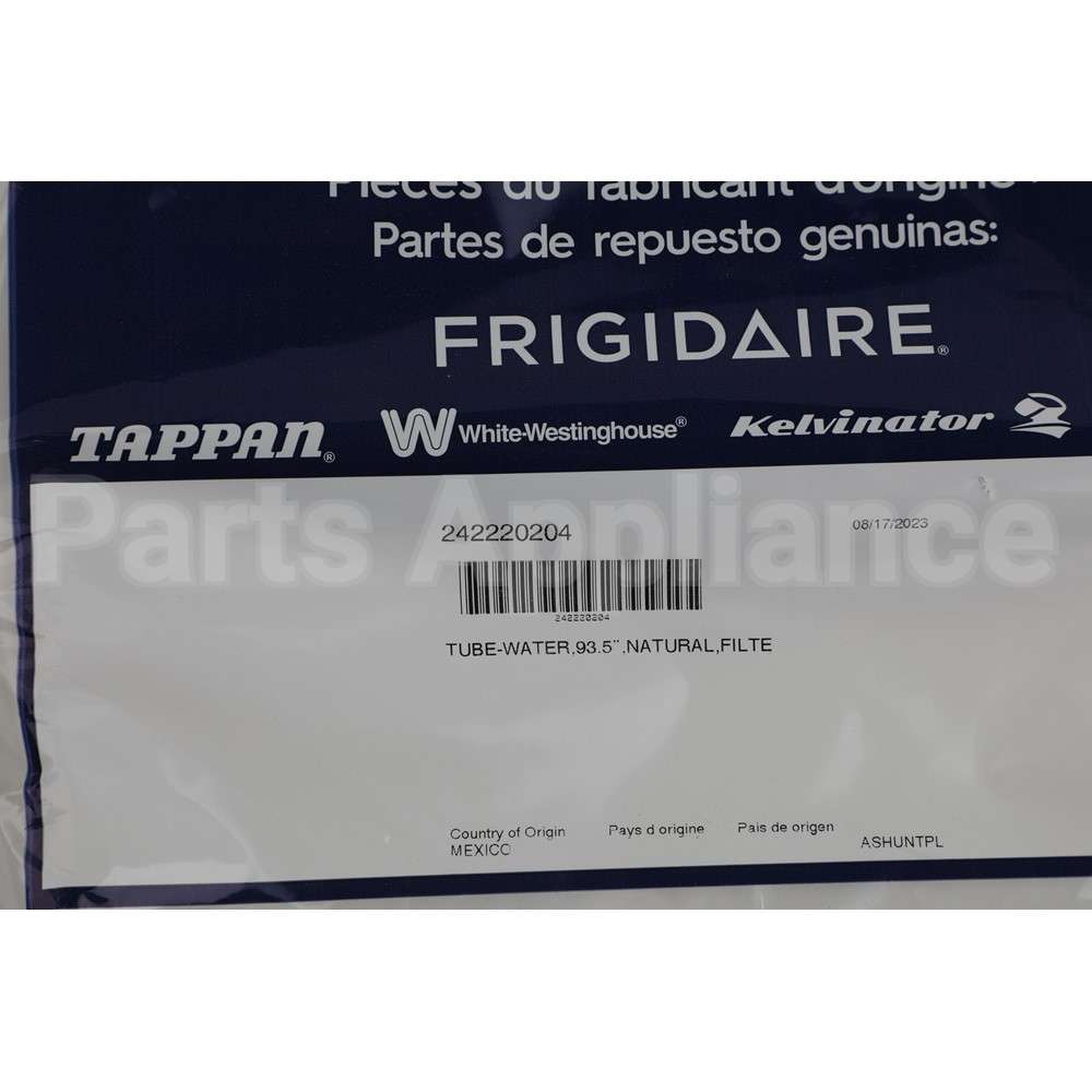 242220204 Frigidaire Tube-Water