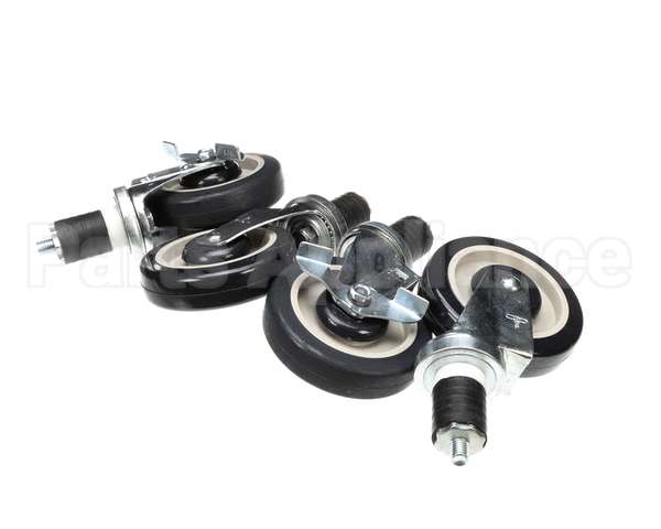 250500 Town Food Service Casters Set Of 4, 5 Dia. (2 W/ & 2 W/O B