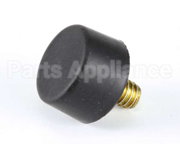 25137.0001 Bunn Foot,Blk Sbr-.75Odx.48Ht.25Thd