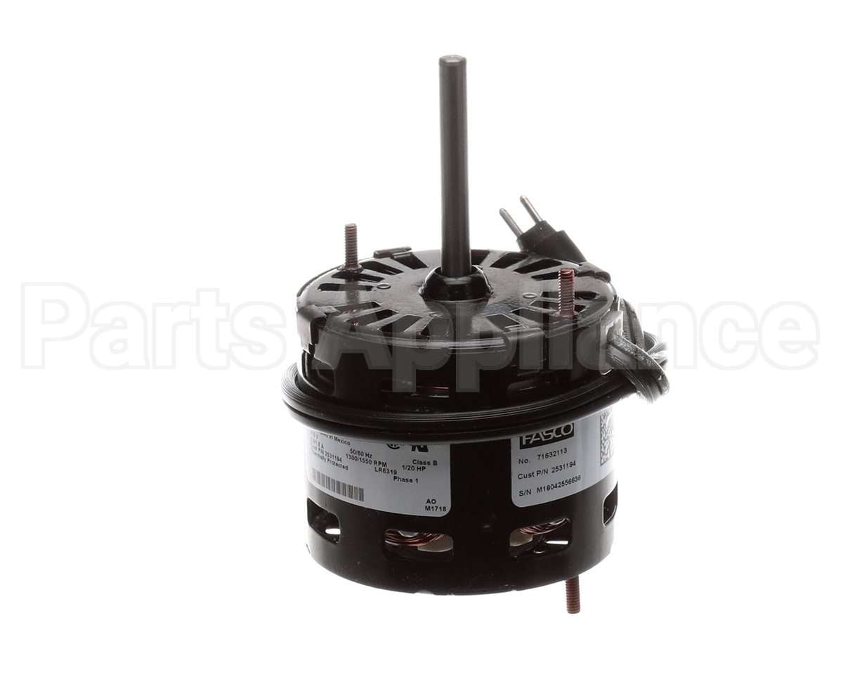 2531194 Heatcraft Refrigeration 115V 1/20Hp 1300/1550Rpm Motor