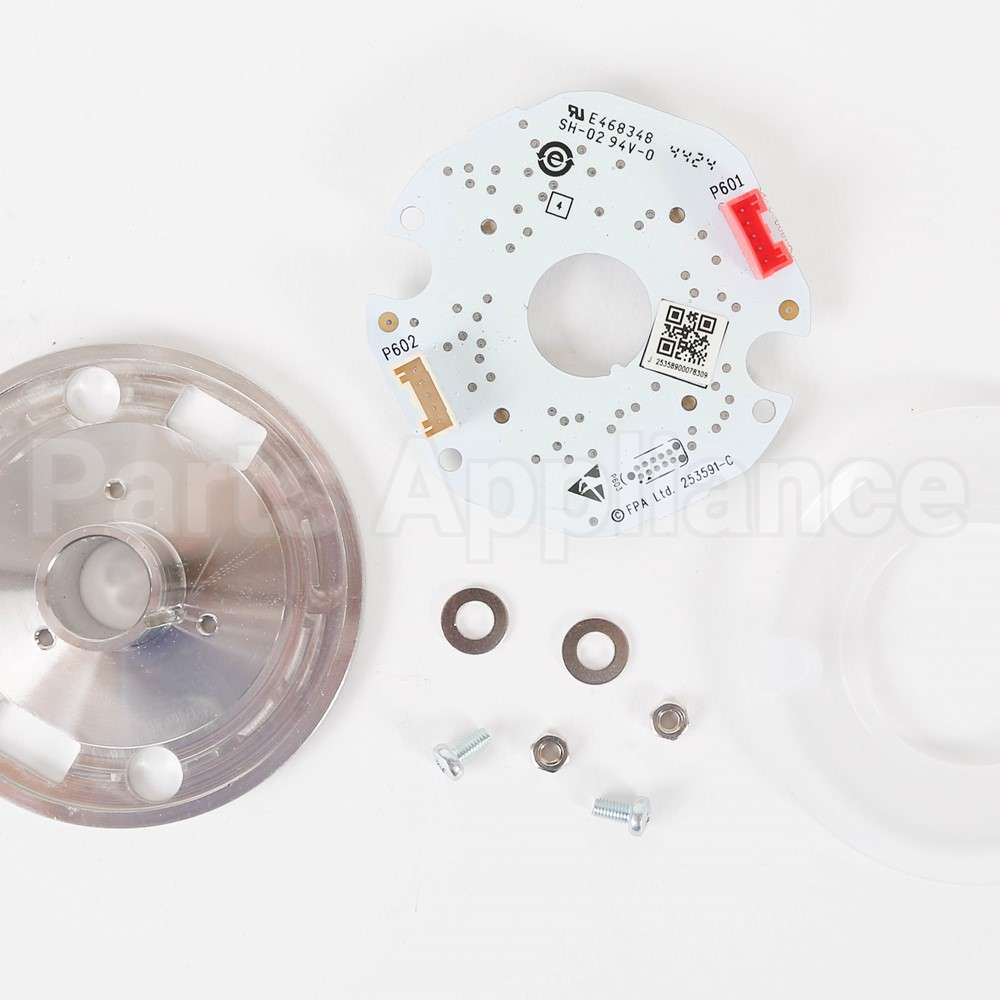 253496P Fisher Paykel Bezel Dual Stack Assy Sp