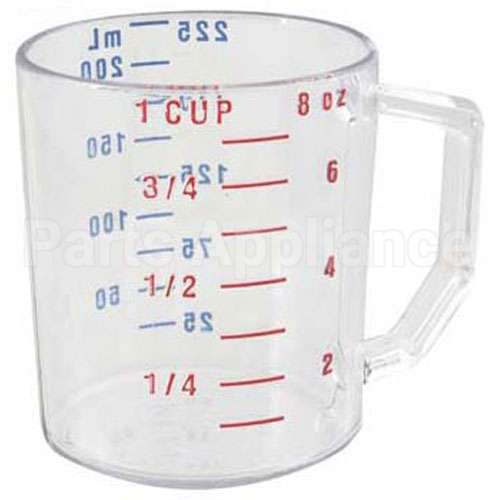 25MCCW135 Compatible Cambro Cup, Measuring(1Cup, Dry, Clear)