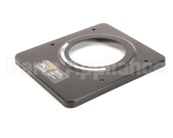 26187.0000 Bunn Top Cover W/Decals, Blk - Server