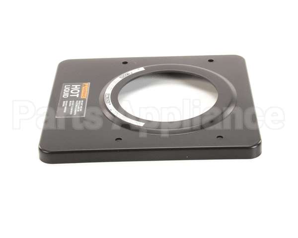 26187.0000 Bunn Top Cover W/Decals, Blk - Server