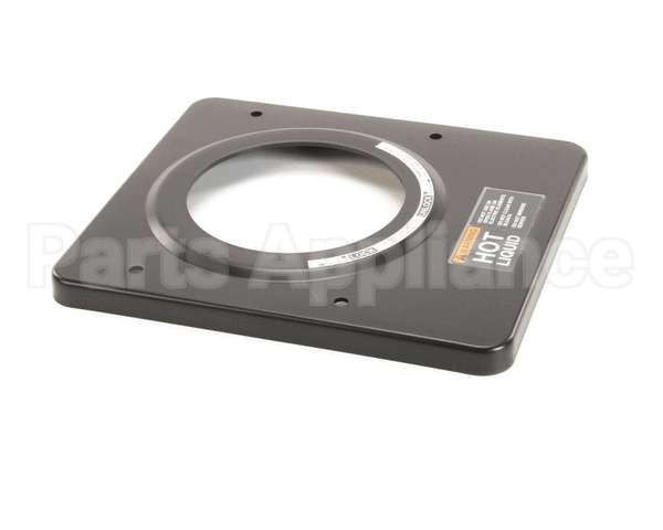 26187.0000 Bunn Top Cover W/Decals, Blk - Server