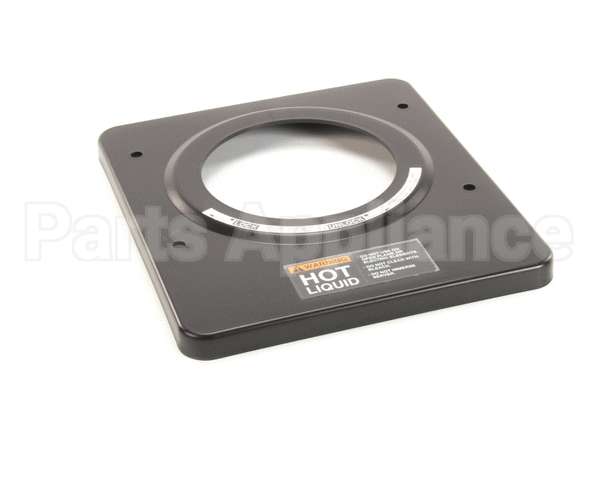 26187.0000 Bunn Top Cover W/Decals, Blk - Server