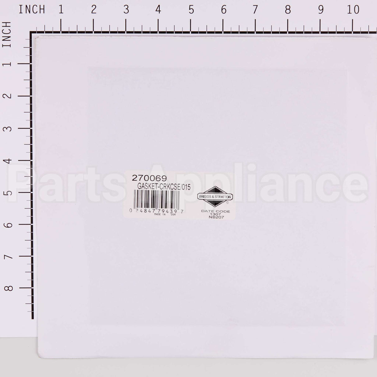 270069 Briggs & Stratton Gasket-Crkcse/015