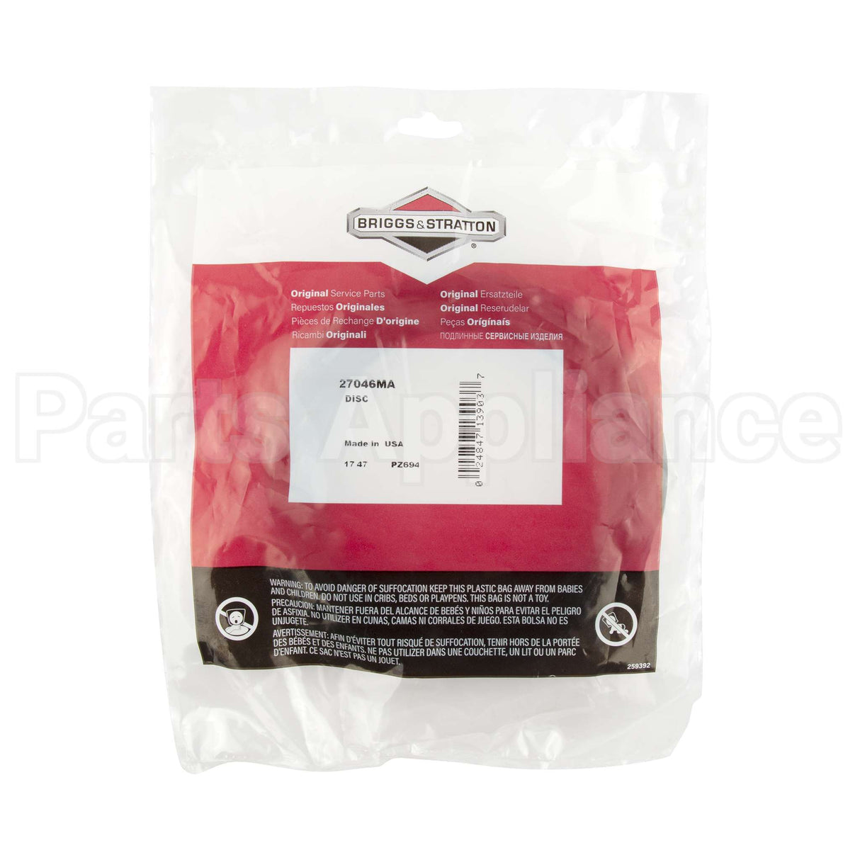 27046MA Briggs & Stratton Disc