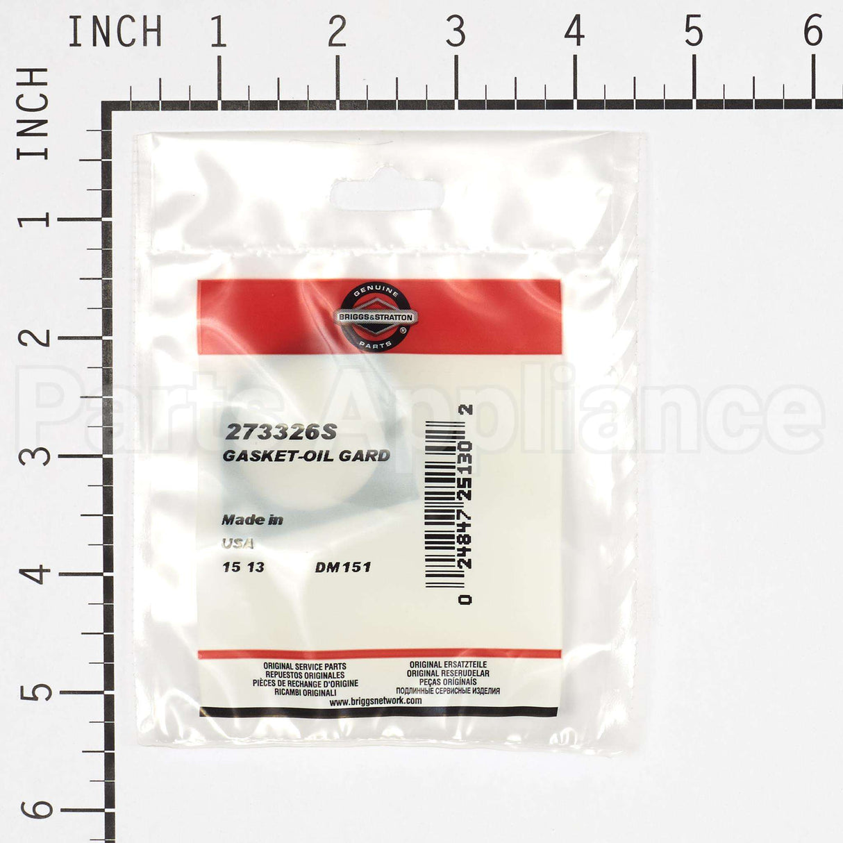 273326S Briggs & Stratton Gasket-Oil Gard