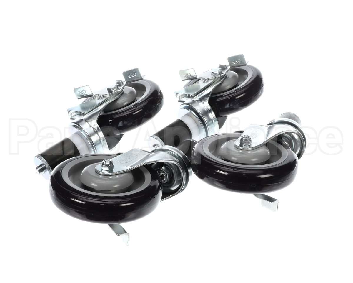 28-124S Krowne Set Of 1-1/2" Stem Caster With 5" Lockin