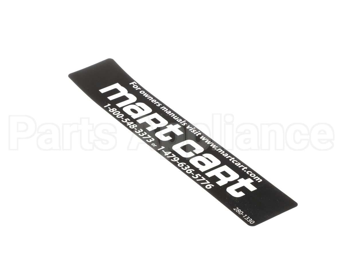 280-1330 Mart Cart Decal: Logo, Mart Cart