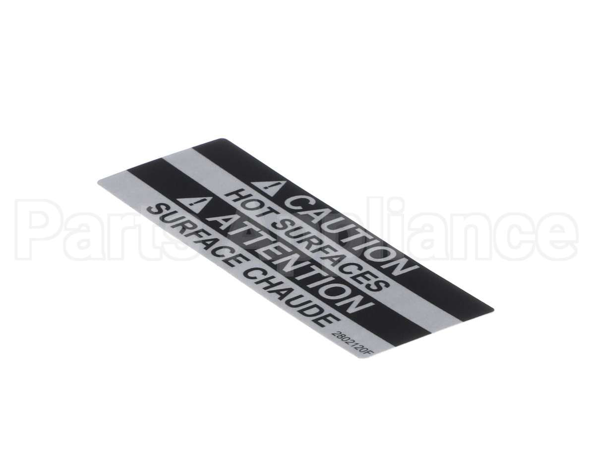 2802120 Lincoln Label Caution Hot