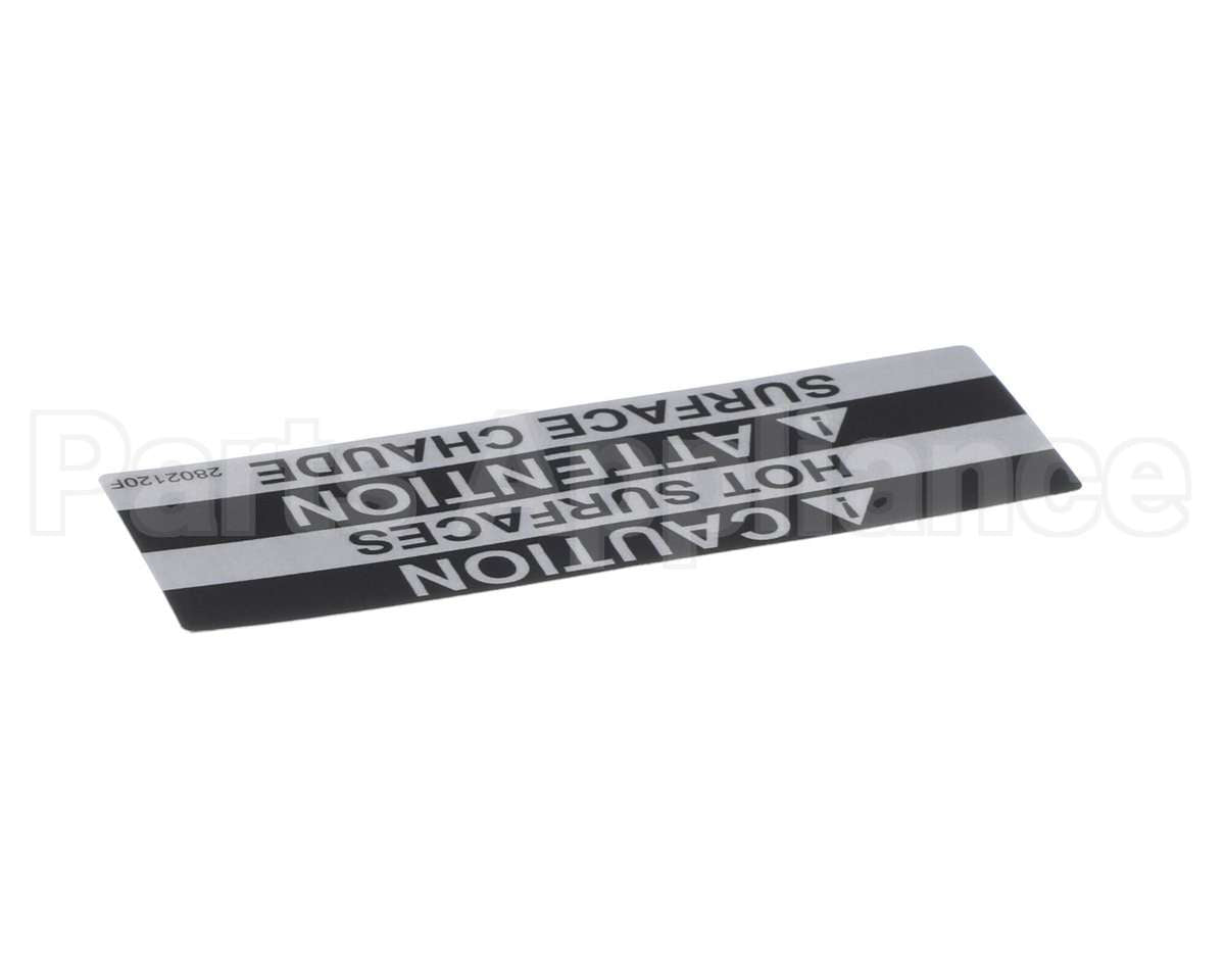 2802120 Lincoln Label Caution Hot