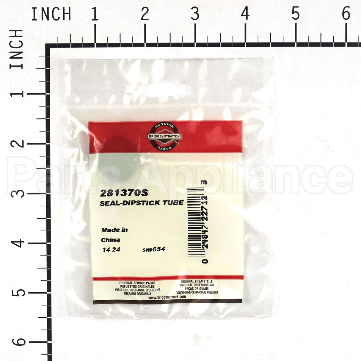 281370S Briggs & Stratton Seal-Dipstick Tube