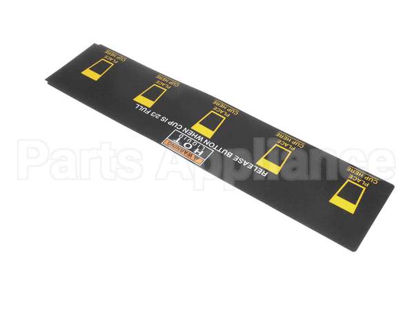 28328.0009 Bunn Decal, Cup Placement Fmd-5