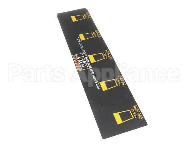28328.0009 Bunn Decal, Cup Placement Fmd-5