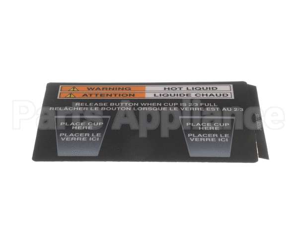 28328.7005 Bunn Decal,Cup Placement-Fmd2