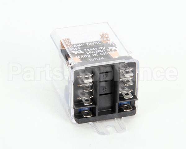 28G38 Lennox Plug-In Relay, Dpdt, 24 Vac Coil, 13 Amp