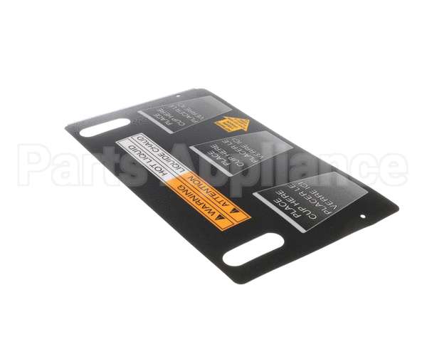 29216.7001 Bunn Decal Cup Placement Fmd Dbc-Hwv Eng/Frh