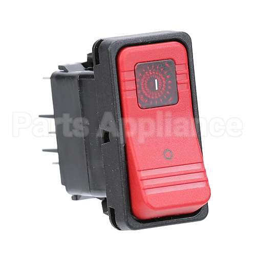 2E-60172301 Compatible Star Switch, Rocker, 24Vdc, Dpdt, Led Red