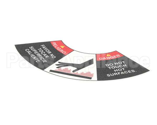2M-12-WB-0053 Star Label Caution Hot
