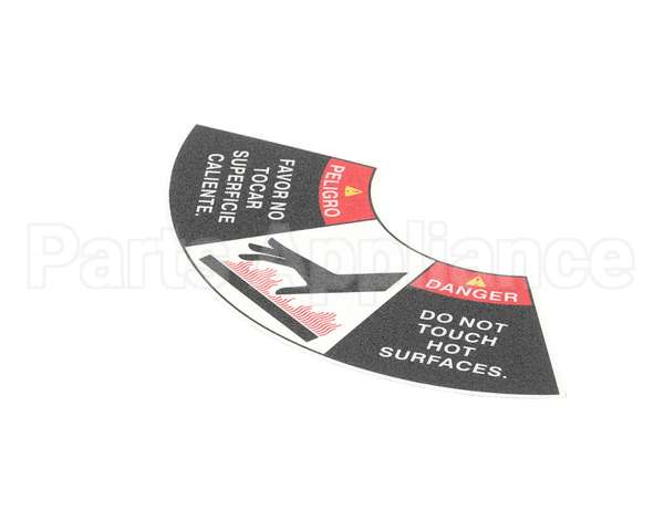 2M-12-WB-0053 Star Label Caution Hot