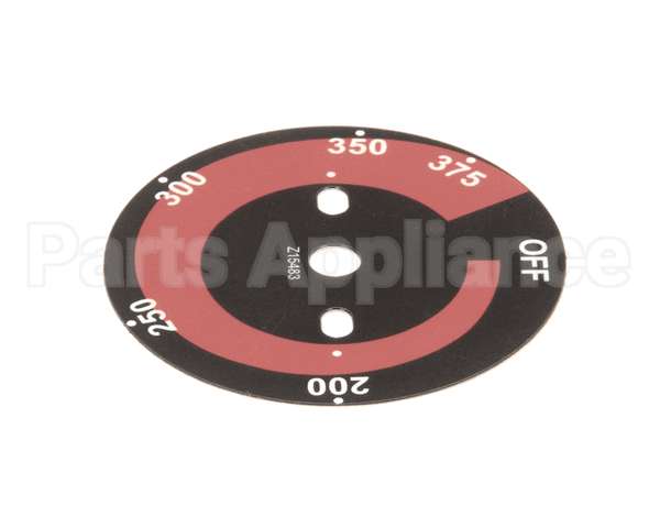 2M-Z15483 Star Label, Knob Elec. Fryer