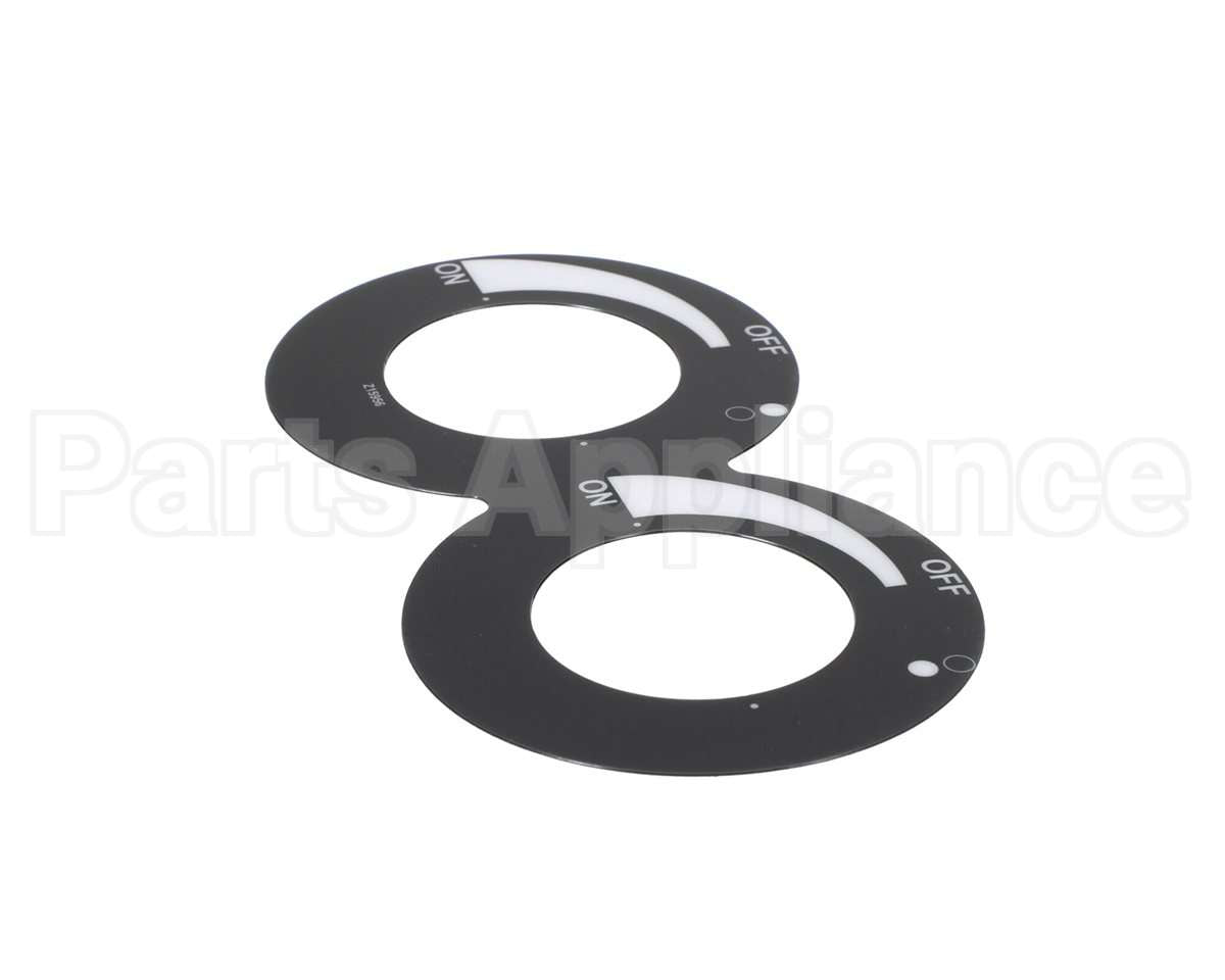 2M-Z15956 Star Label, Dial Dual Hotplate