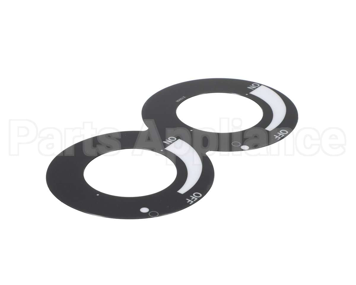 2M-Z15956 Star Label, Dial Dual Hotplate