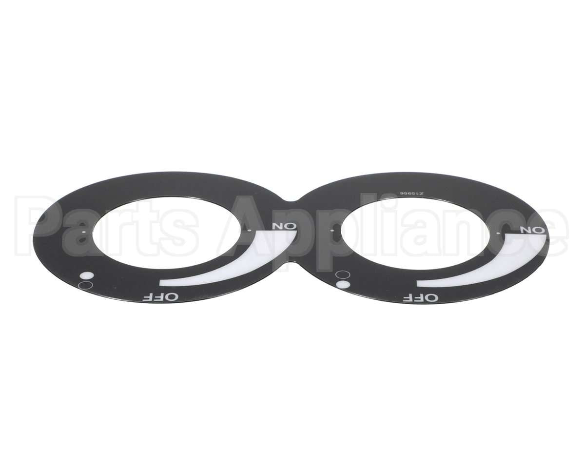 2M-Z15956 Star Label, Dial Dual Hotplate