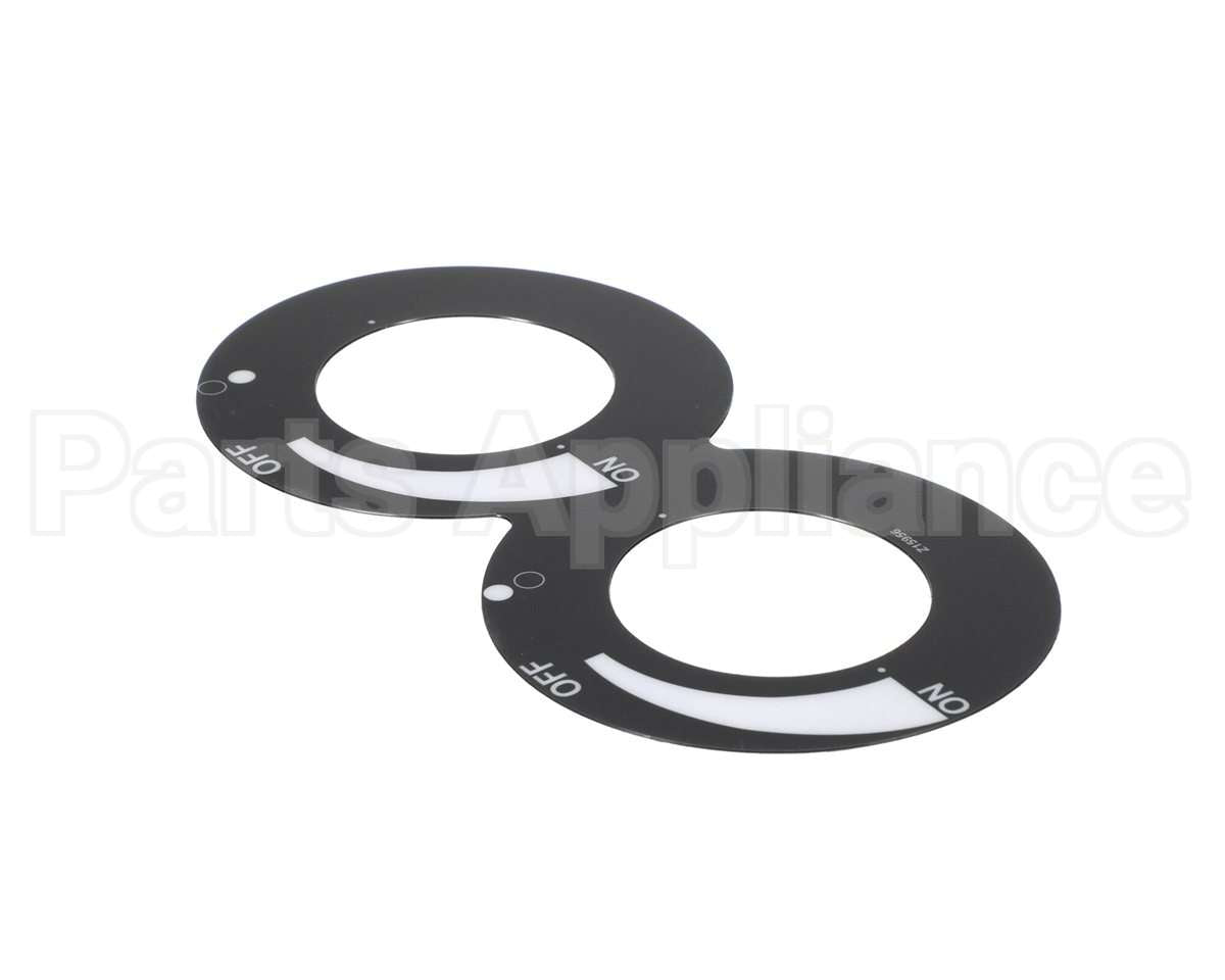 2M-Z15956 Star Label, Dial Dual Hotplate