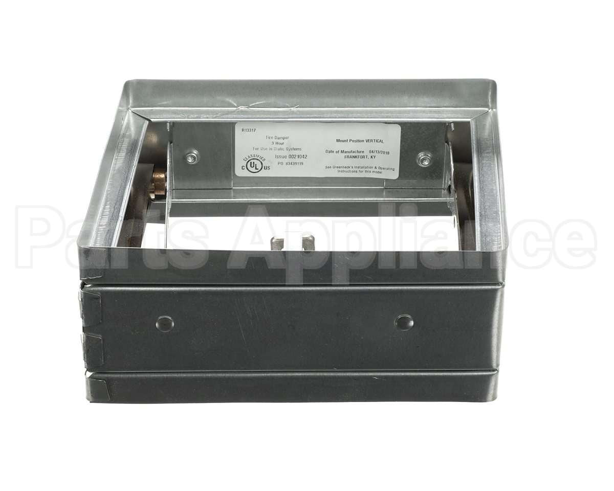 2V-307913 Wells Damper Fire 8X9 Wvu