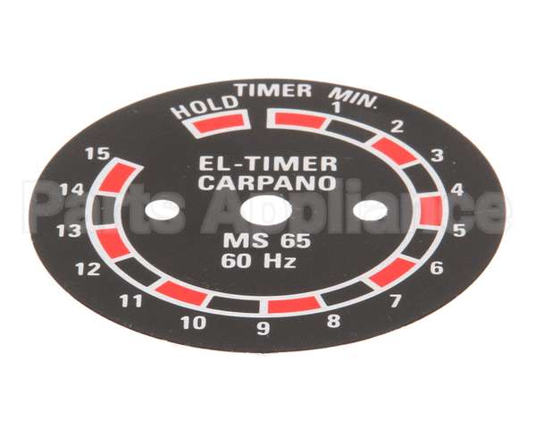 30-190 Varimixer 15 Minute Timer (Metal) Scale Carpano.
