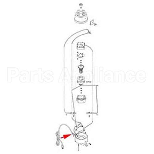 30839110500 Compatible Hamilton Beach Bushing, Strain Relief