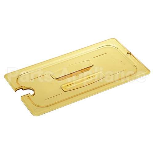 30HPCHN150 Compatible Cambro Lid Hot 1/3 Notched-150 Amber