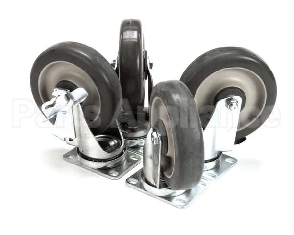 315410 Tri-Star Manufacturing Kit;4 Plate Casters 2/W Brake