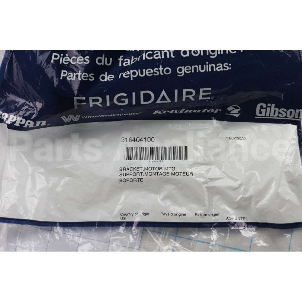 316404100 Frigidaire Bracket