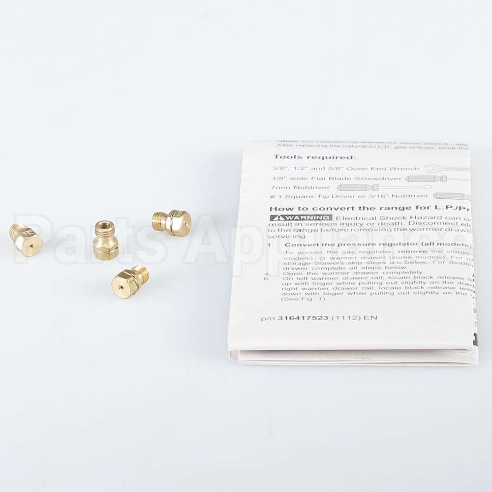 316542405 Frigidaire Lp Conversion Kit