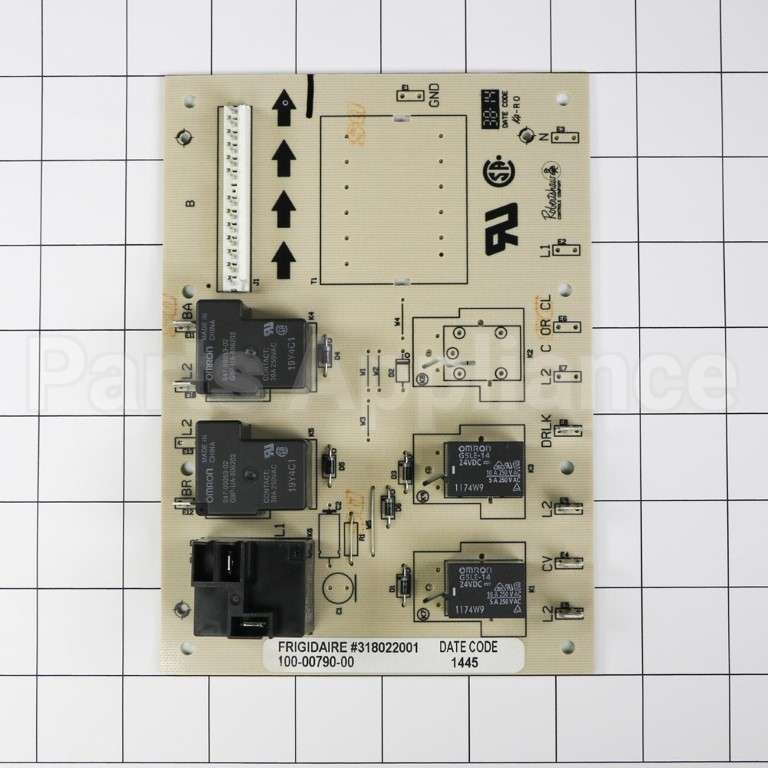 318022001 Frigidaire Relay Board