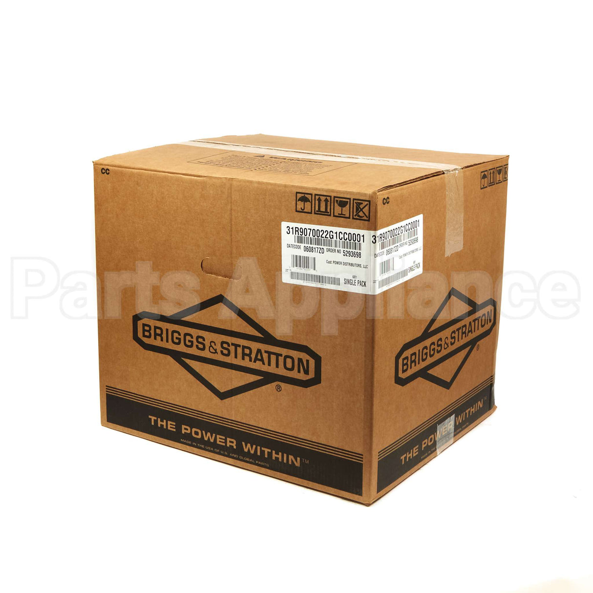 31R907-0022-G1 Briggs & Stratton Engine Packed Single Carton