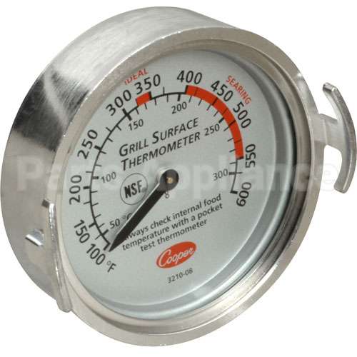 3210-08-1-E Compatible Cooper Thermometer Thermometer, Grill(100-600F)